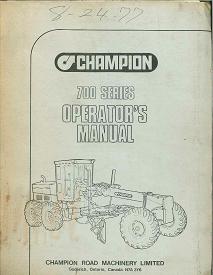 Series I Operator's Manual - 8/24/1977 Series I Operator's Manual - 8/24/1977